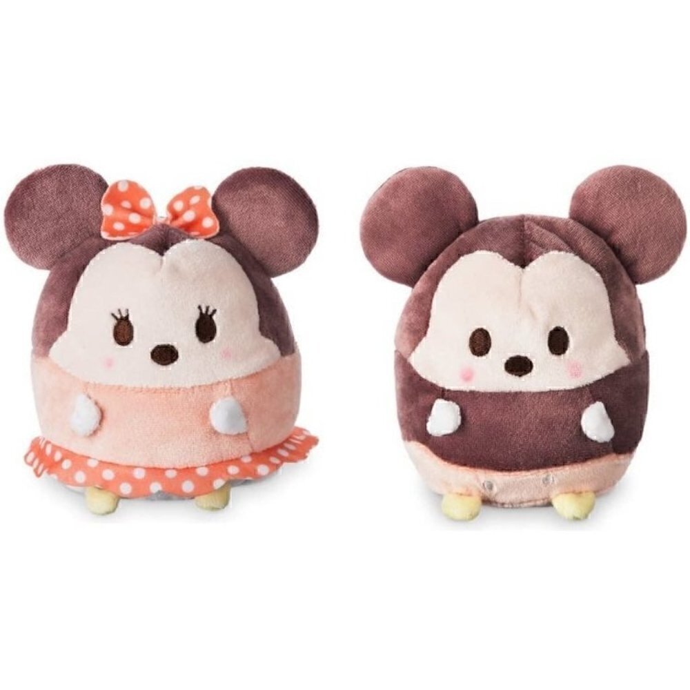 Disney Ufufy Mickey & Minnie Mouse Plush NEW Stuffed Animal